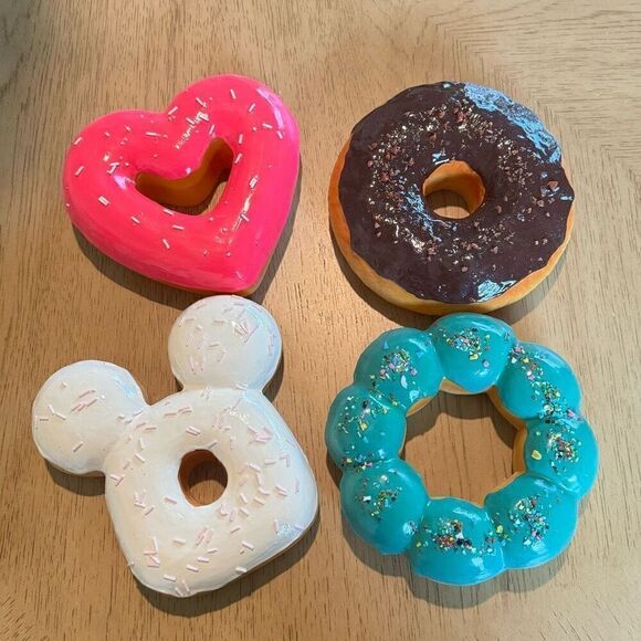 None Other - Chic Faux Doughnut Decor - Handcrafted Art Piece for Home Styling